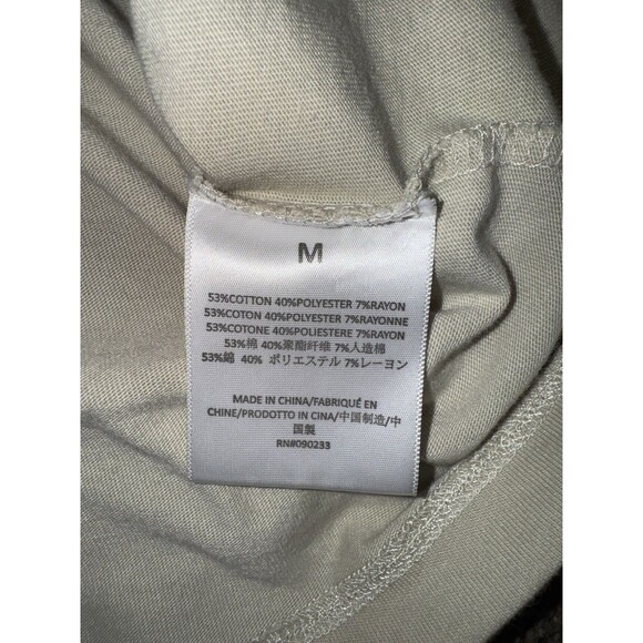 Fear Of God Essentials Short Sleeve T-Shirt Women’s Medium Beige Tan Embroidered - Picture 14 of 16